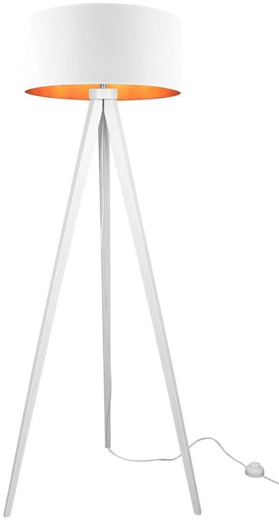 Stojacia lampa Shade, 1x textilné tienidlo (výber zo 4 farieb), (výber z 5 farieb konštrukcie), (fi 44cm), g
