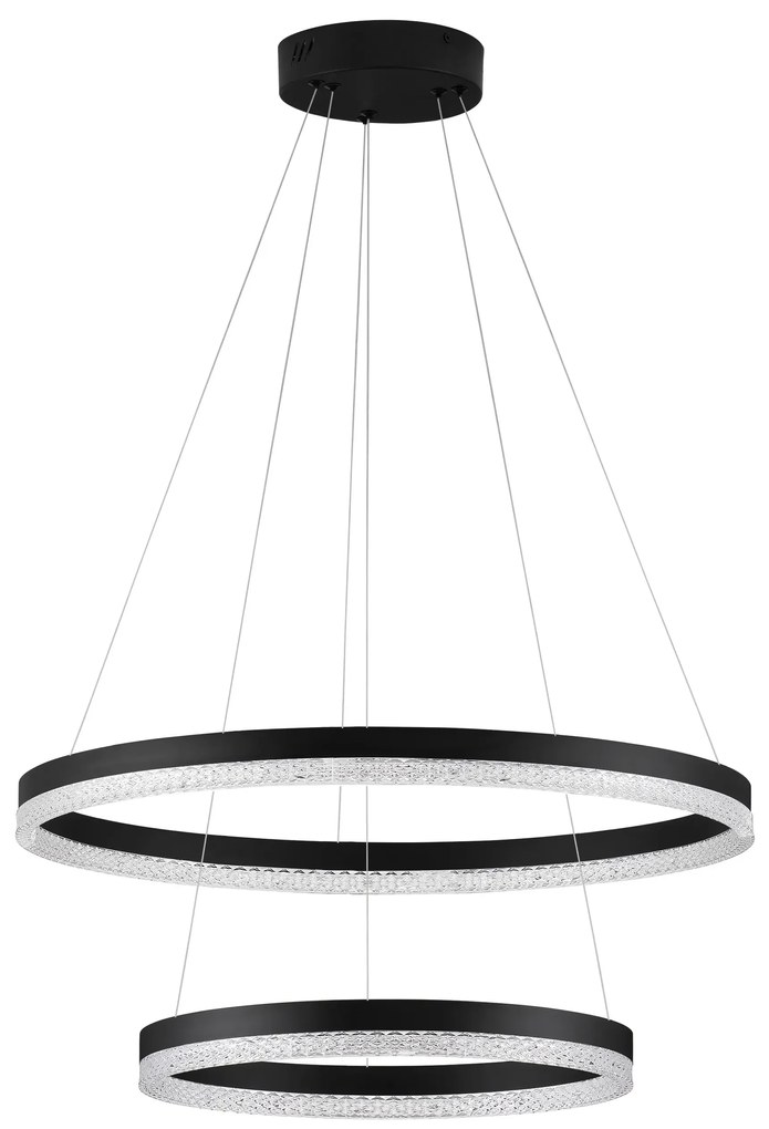 LED luster Adria 2 čierne