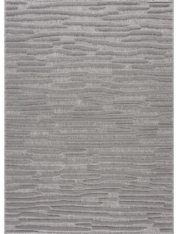 Dekorstudio Koberec na terasu SANTORINI - Sun 58394 sivý Rozmer koberca: 80x150cm