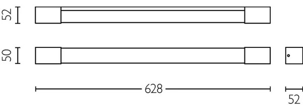 Philips - Kúpeľňové osvetlenie zrkadla ROVER LED/10W/230V IP44 čierna