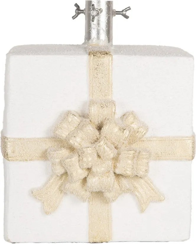 Christmas Tree Stand Gift 26x24x33 Cm White Ceramic Material - 26*24*33 cm