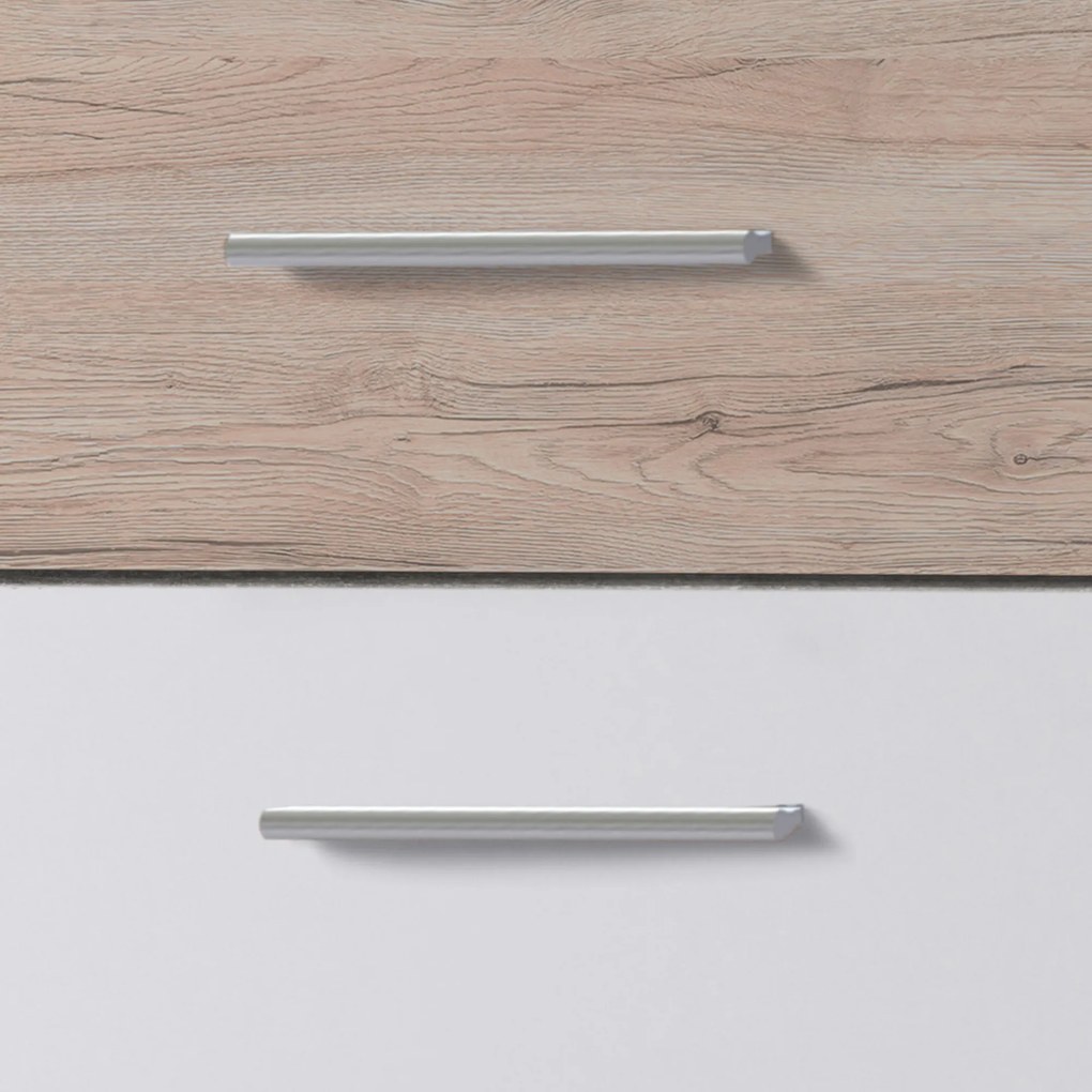 Sconto Nočný stolík MAESTRO dub sonoma/biela