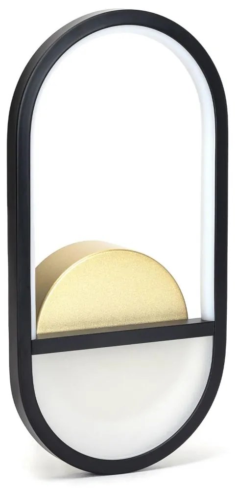 Aigostar - LED Nástenné svietidlo LED/13,5W/230V 2700K čierna/zlatá