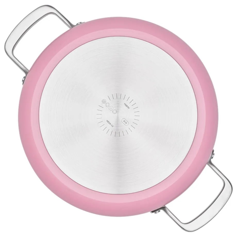 Hliníková panvica s pokrievkou/s nepriľnavým povrchom ø 28 cm tegame Meda 3.0 – FABINI