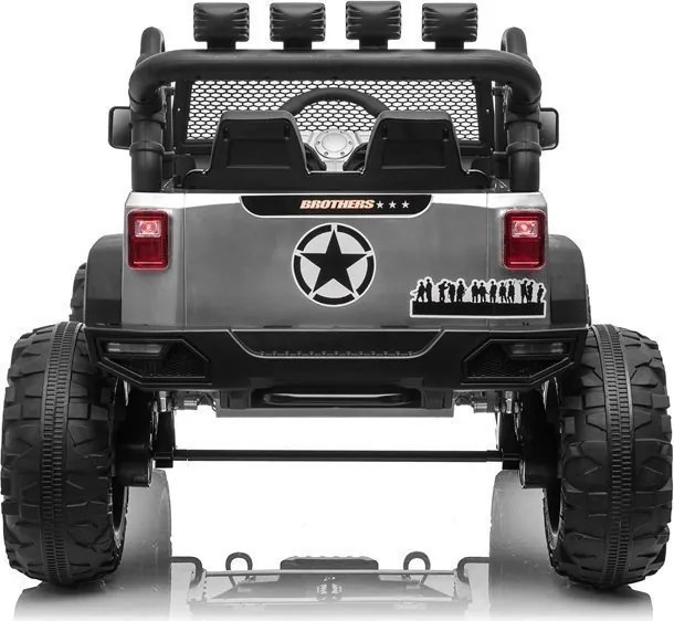 LEAN CARS Jeep JC666 Batéria Auto Strieborný lak
