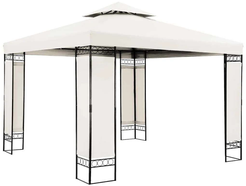 Záhradný altán BestBerg BBGG-31 / 300 x 300 x 260 cm / béžová