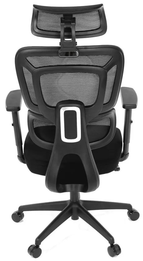 Kancelárska ergonomická stolička MARIA — látka, čierna