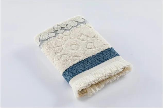 Krémový bavlnený uterák Bella Maison Azur, 50 × 90 cm