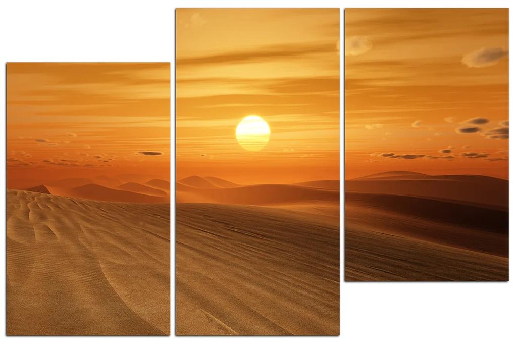 Obraz na plátne - Púštny západ slnka 1917D (105x70 cm)