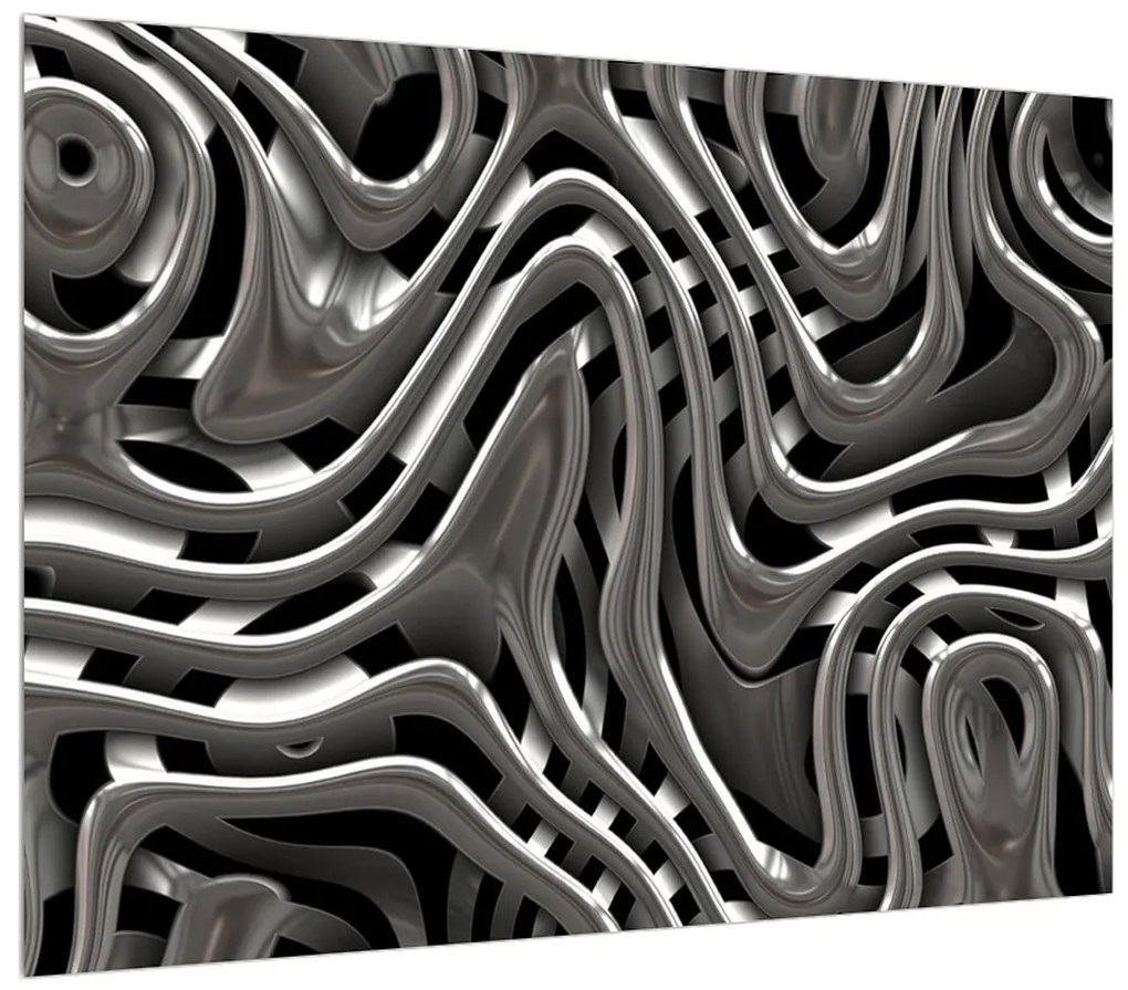 Abstraktný čiernobiely obraz (K011314K7050)