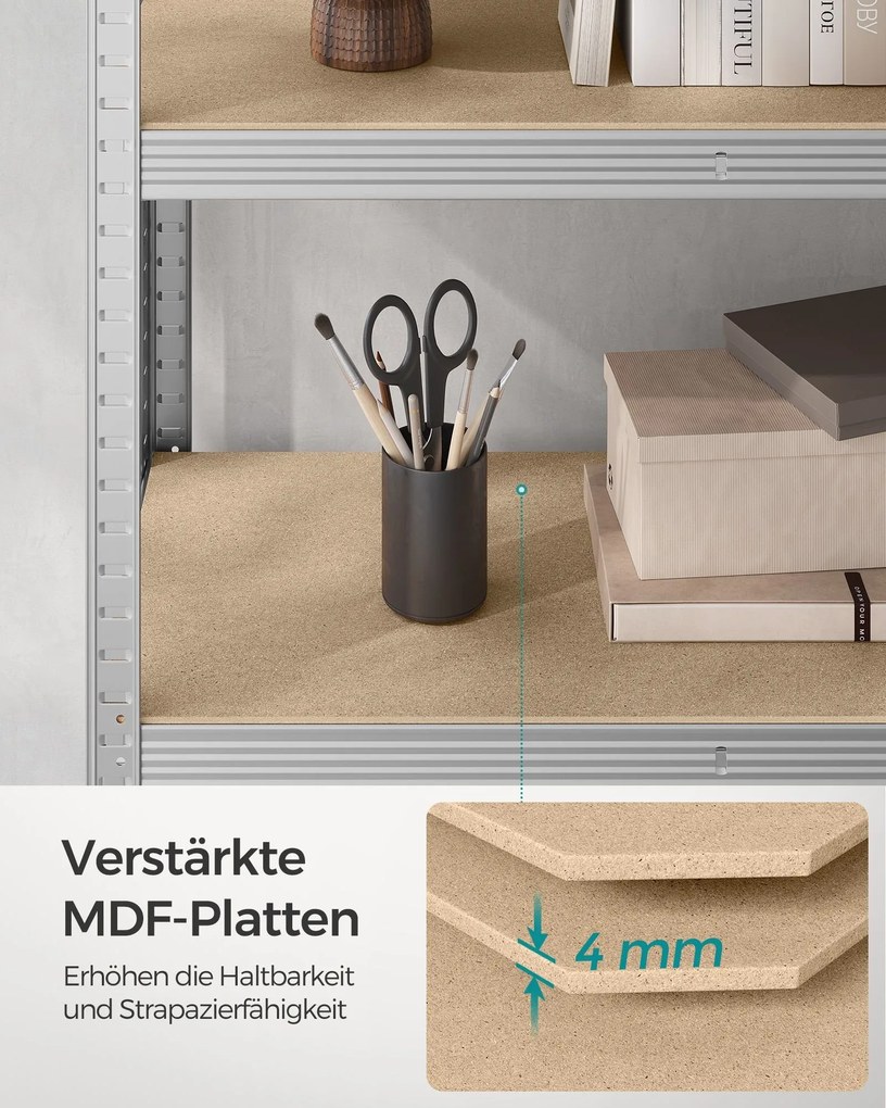 Policový regál SONGMICS 200 x 100 x 50 cm - GLR050E01