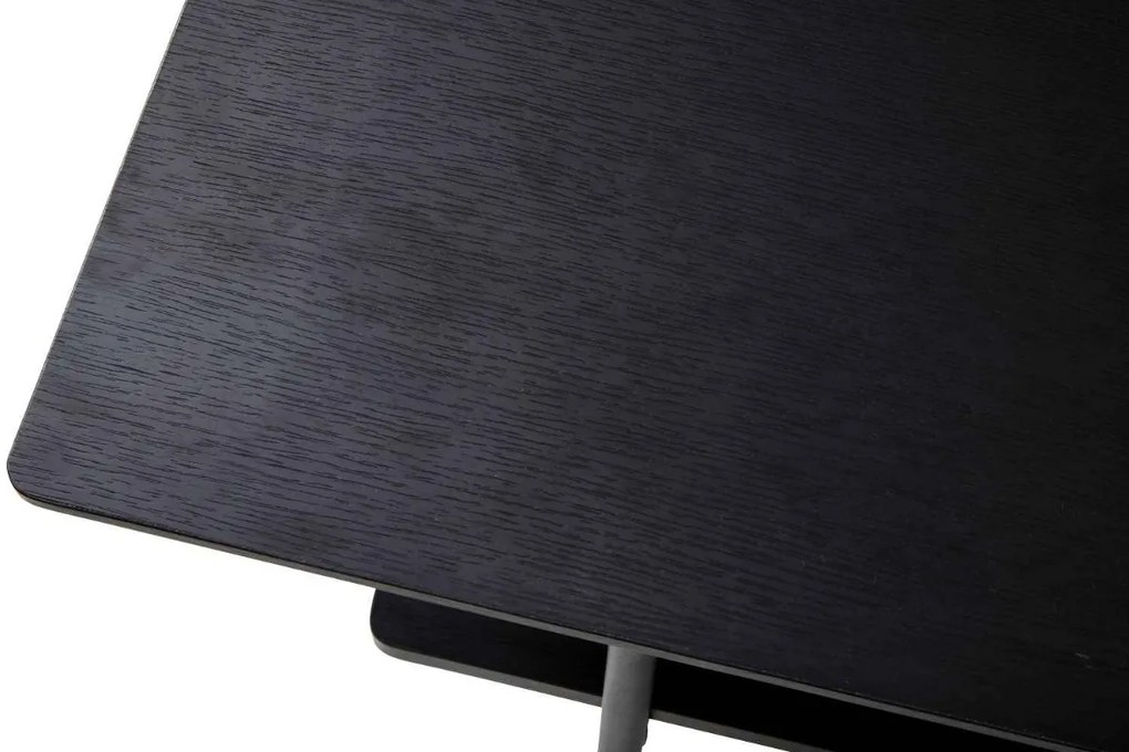 Dizajnový konferenčný stolík Lakshmana 110 cm čierny