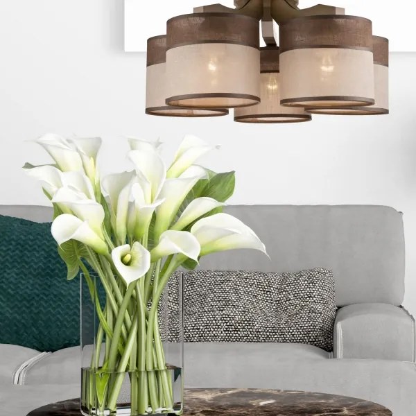 Prisadený luster ANDREA 5xE27/60W/230V