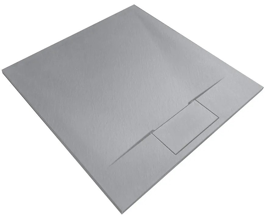 Vanička štvorcová Bazalt Grey 90x90x2,5 Rea K4105