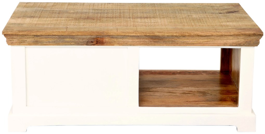 furniture-nabytek.cz - Rustikálny konferenčný stôl z dreva manga 110x45x60