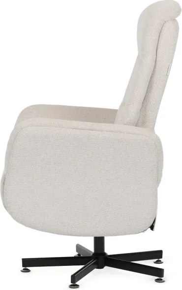 Polohovacie kreslo krémové, elektrické TV-C5479 CRM2
