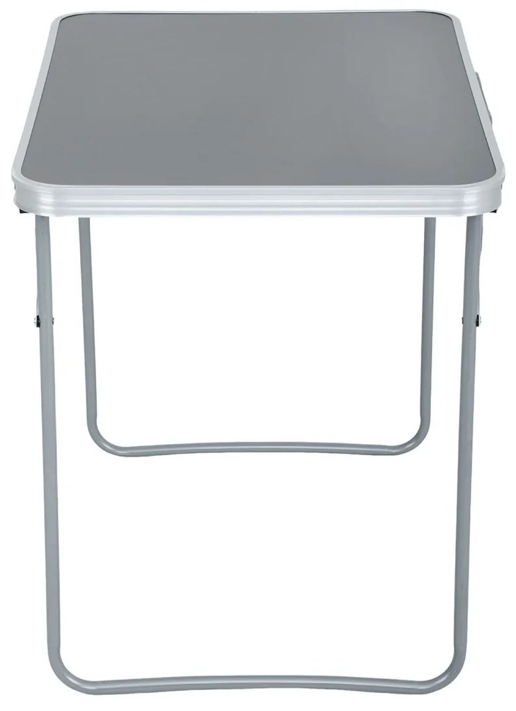 Kempingový stolík ARES 70x50 cm sivý