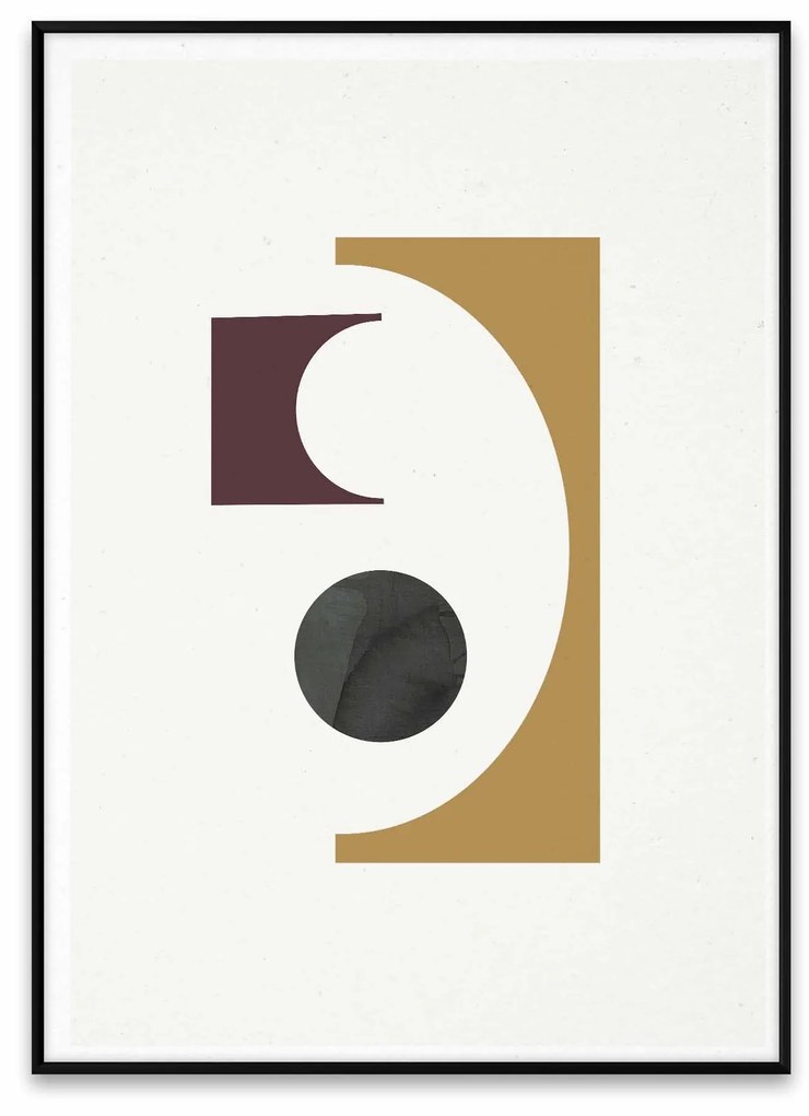 Plagát Shapes of Colour 01 50 × 70 cm