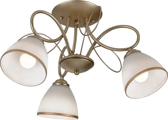 Brilagi - prisadený luster FRED 3xE27/60W/230V, priemer 59 cm, zlatý