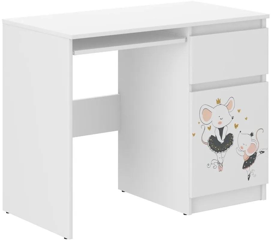 Detský písací stôl s myškou 77x50x96 cm