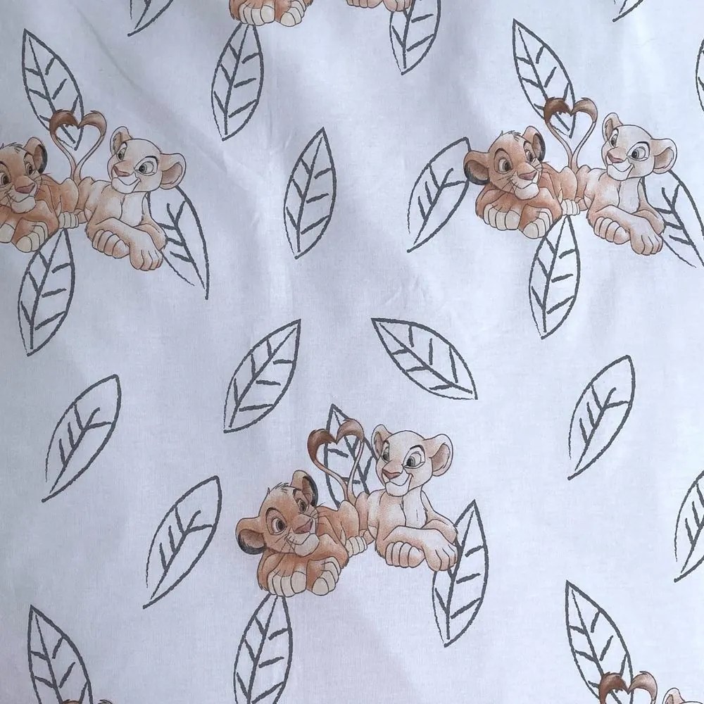 Jerry Fabrics Svietiaca posteľná bielizeň Leví kráľ - 140 x 200 cm / 70 x 90 cm