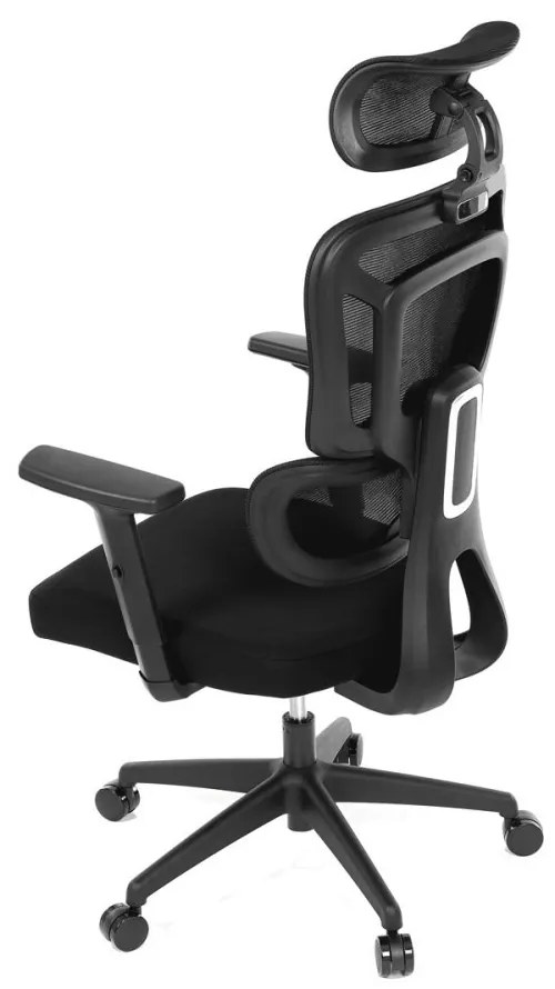 Kancelárska ergonomická stolička MARIA — látka, čierna