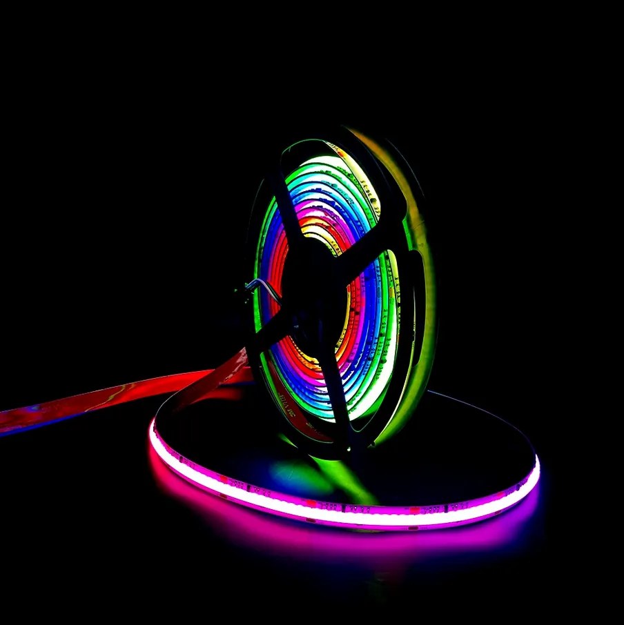 BERGE LED pásik RGB Neon COB 12V - 450D - 15W/m - IP20 - 50m