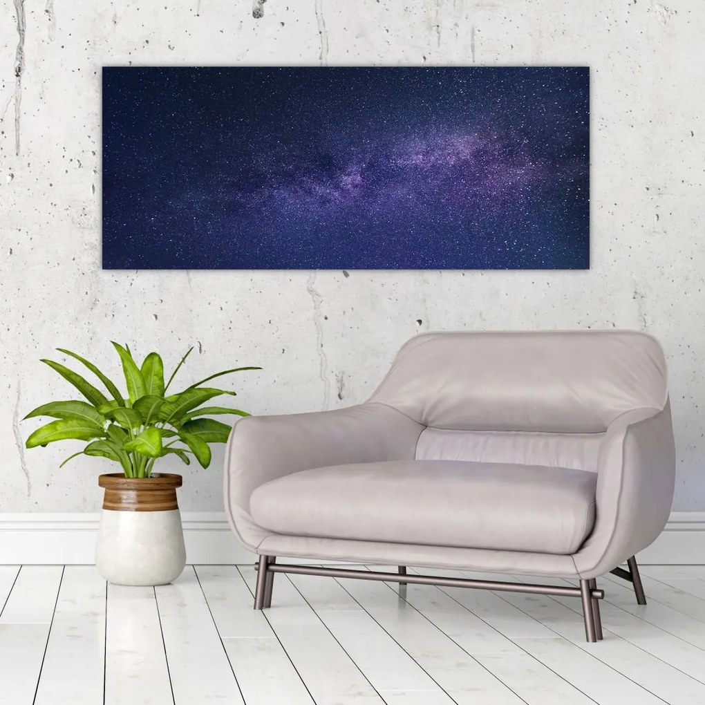 Obraz galaxie (120x50 cm)