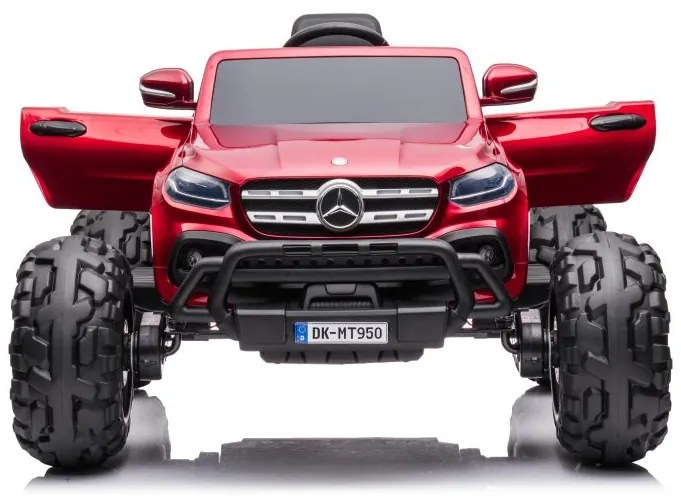 LEAN CARS ELEKTRICKÉ AUTÍČKO MERCEDES  DK-MT950 4x4  LAKOVANÉ - ČERVENÉ MOTOR 4x45W - BATÉRIA - 2x12V7Ah- 2022