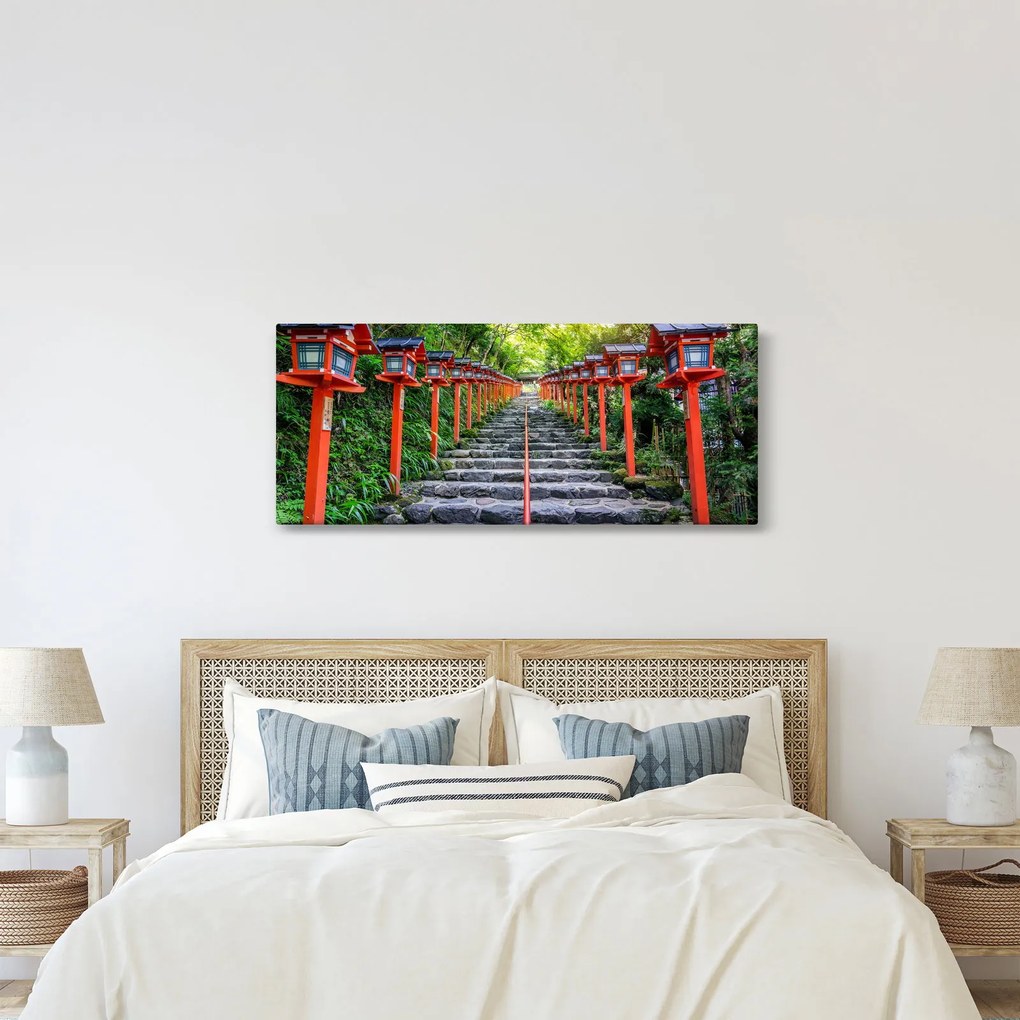 Obraz - Svätyňa Kifune (120x50 cm)