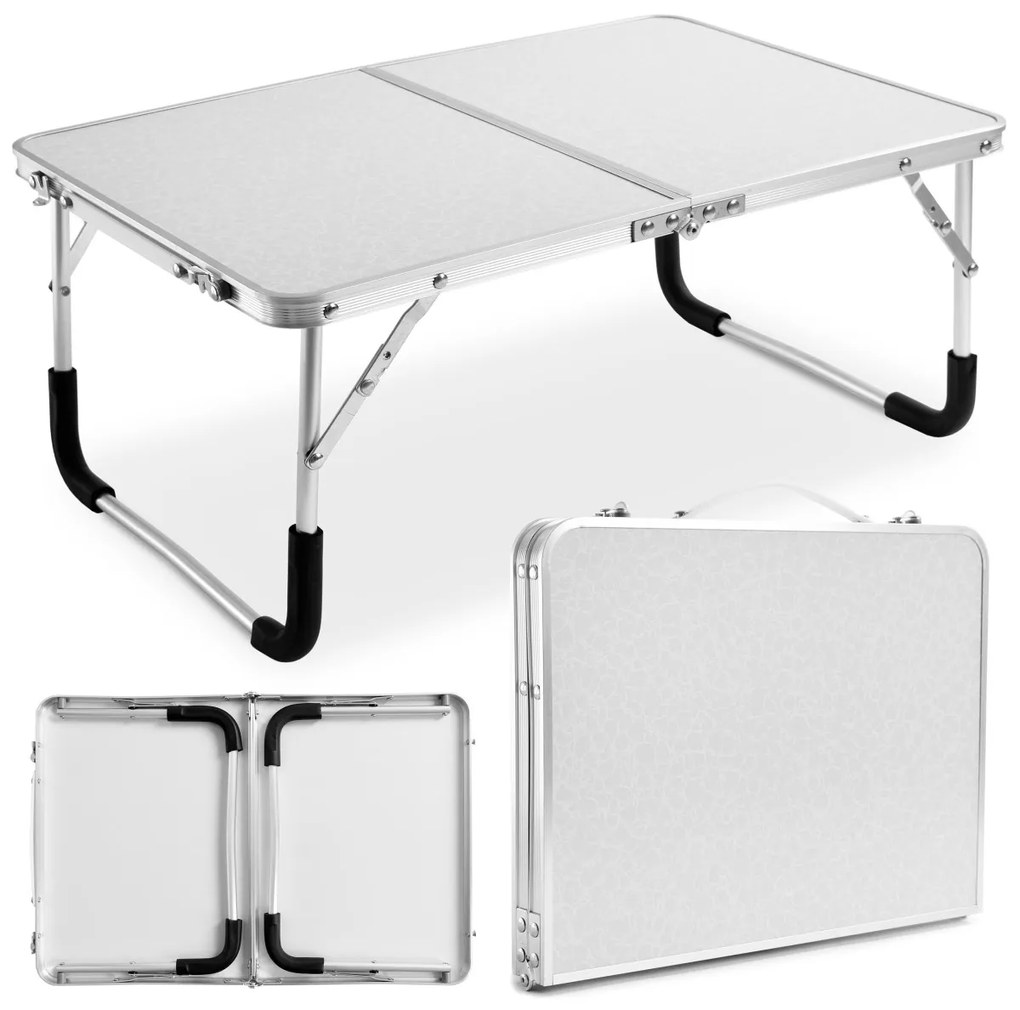 Skladací turistický stolík Marco biely