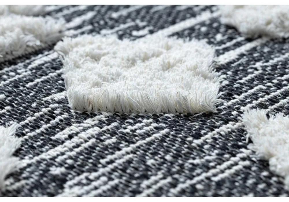 Kusový koberec Form sivý 194x290cm