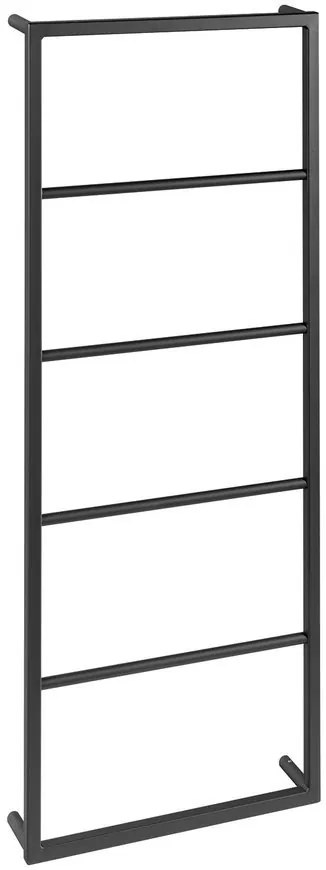 Sapho Sapho, SKA Nástenný držiak uterákov, 450x1150x100mm, čierna mat, SKA501