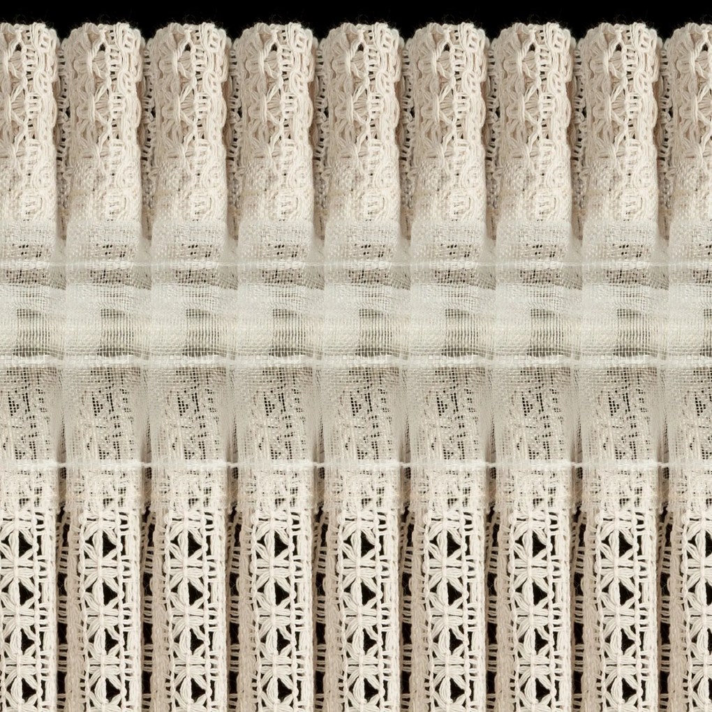 ZÁCLONA NA PÁSKE PATRICIA 140X270 CM PRÍRODNÁ