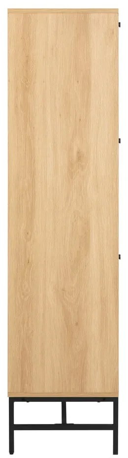 Výklopná skrinka na topánky v dekore duba v prírodnej farbe 99x140x35 cm Albany – Actona