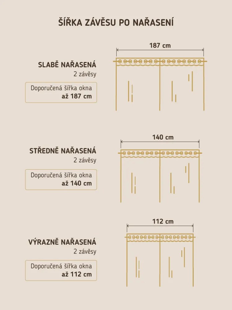 Zamatové zatemňovacie závesy Cesar sivé- 140 x 250 cm (2ks) - krúžky