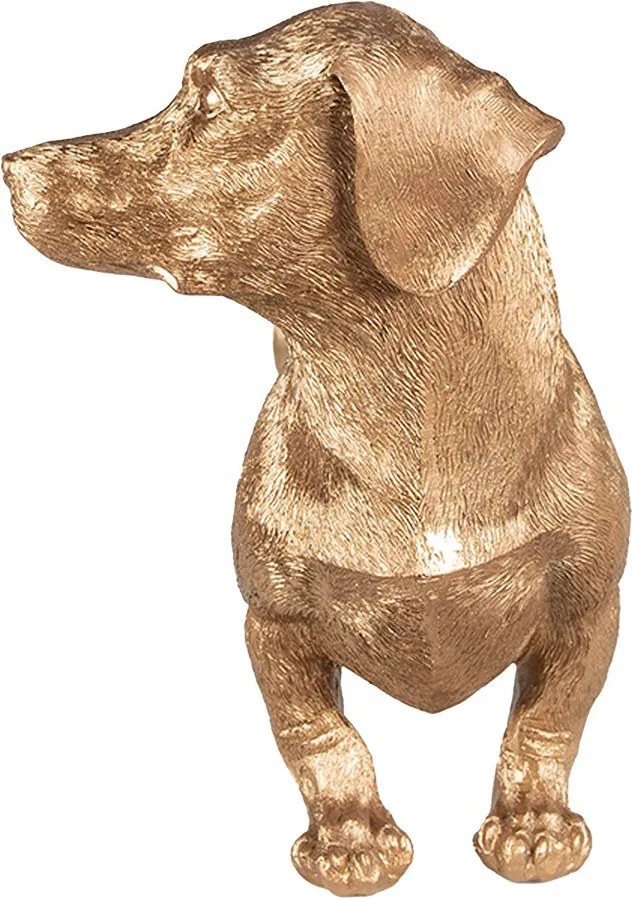 Stojan na kuchynské role jazvečík Dog Gold - 46*15*21 cm