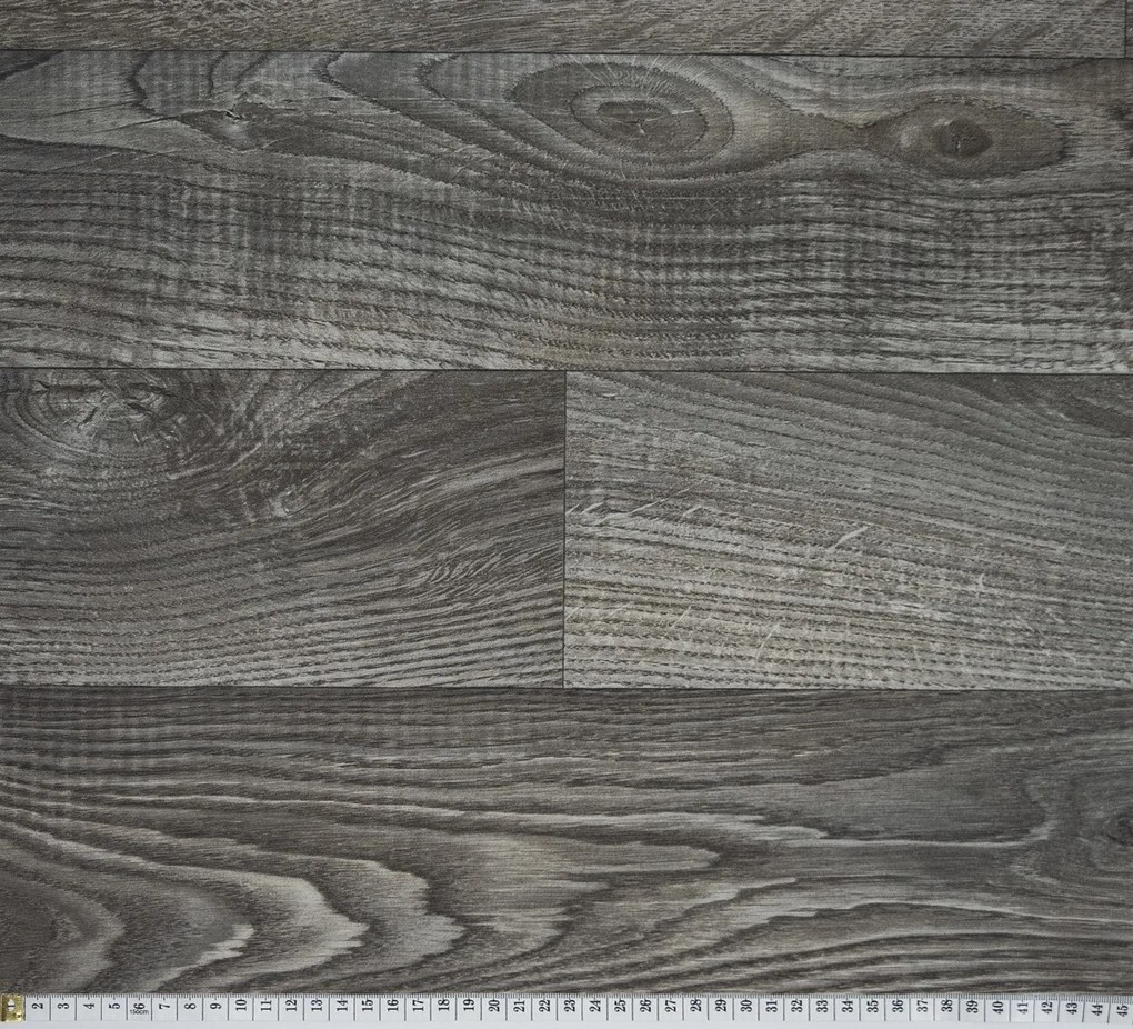 PVC podlaha - lino Blacktex White Oak 997D, na mieru, šíře 3m,4m, šedá, filc, chodba / predsieň, Beauflor