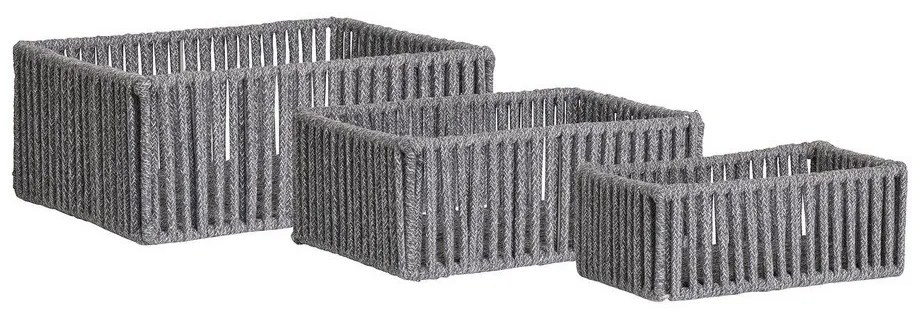 Látkové košíky v súprave 3 ks 36x26x14 cm Arese – House Nordic
