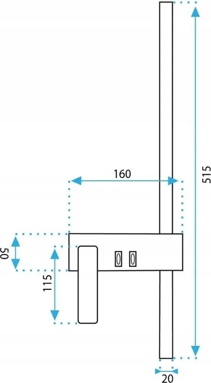 Nástěnné LED svítidlo APP1439-W pravé černo-zlaté/neutrální bílá
