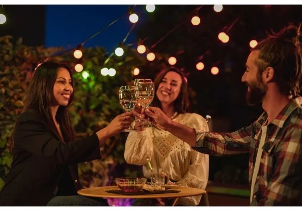 Twinkly TWF020STP-BEU - LED RGB Vonkajšia dekoračná reťaz 20xLED 14m IP44 Wi-Fi