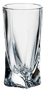 Crystal Bohemia Poháre Quadro 50 ml 6 ks