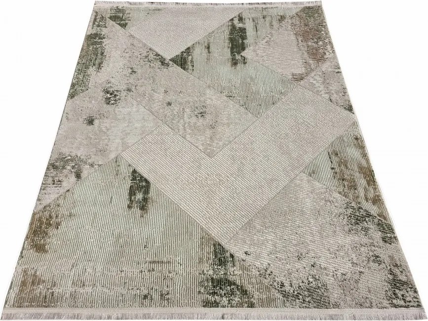 DC Koberec Exclusive 393 krémová zelená Rozmer: 160×220 cm