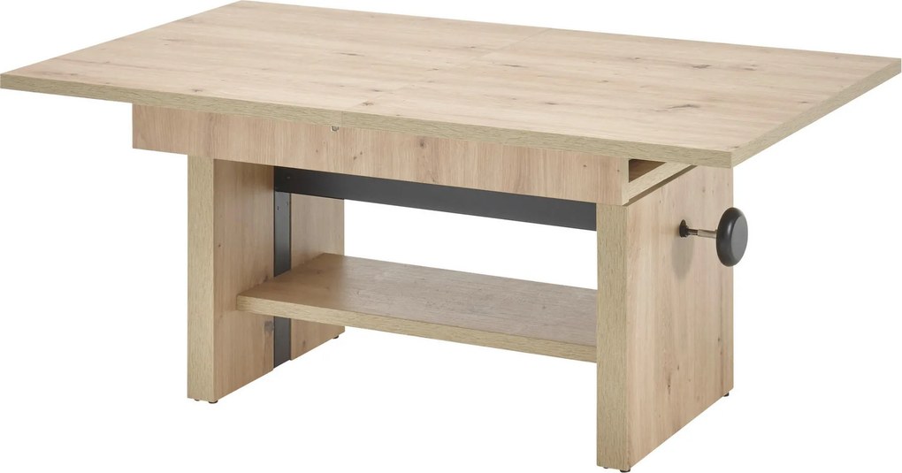 XXXLutz KONFERENČNÝ STOLÍK, dub artisan, kompozitné drevo, 110-150/65/48-63 cm MID.YOU - Stolíky do obývačky - 000572044201