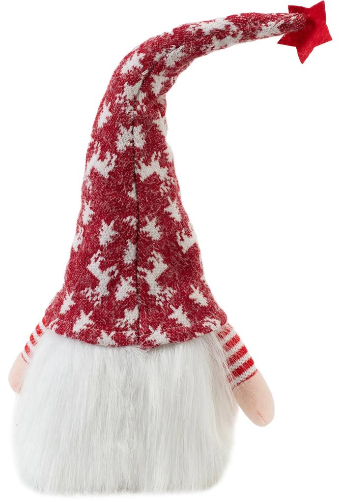 Tutumi, vianočný trpaslík 42cm 22607, červená-biela, CHR-09910