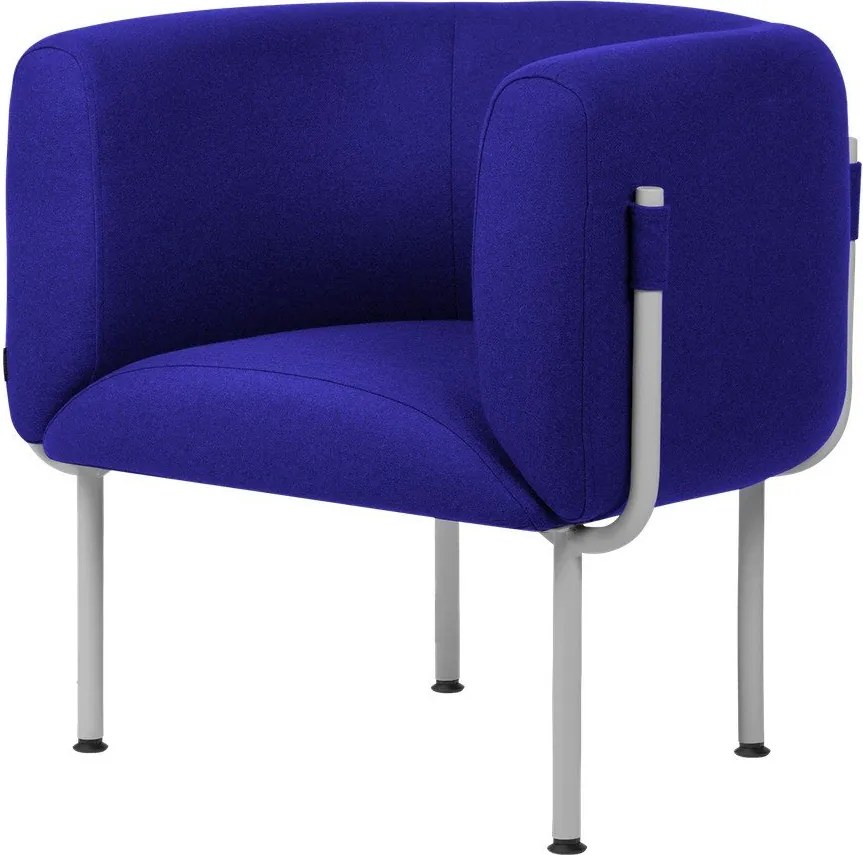 Modré kreslo Ubi – noo.ma