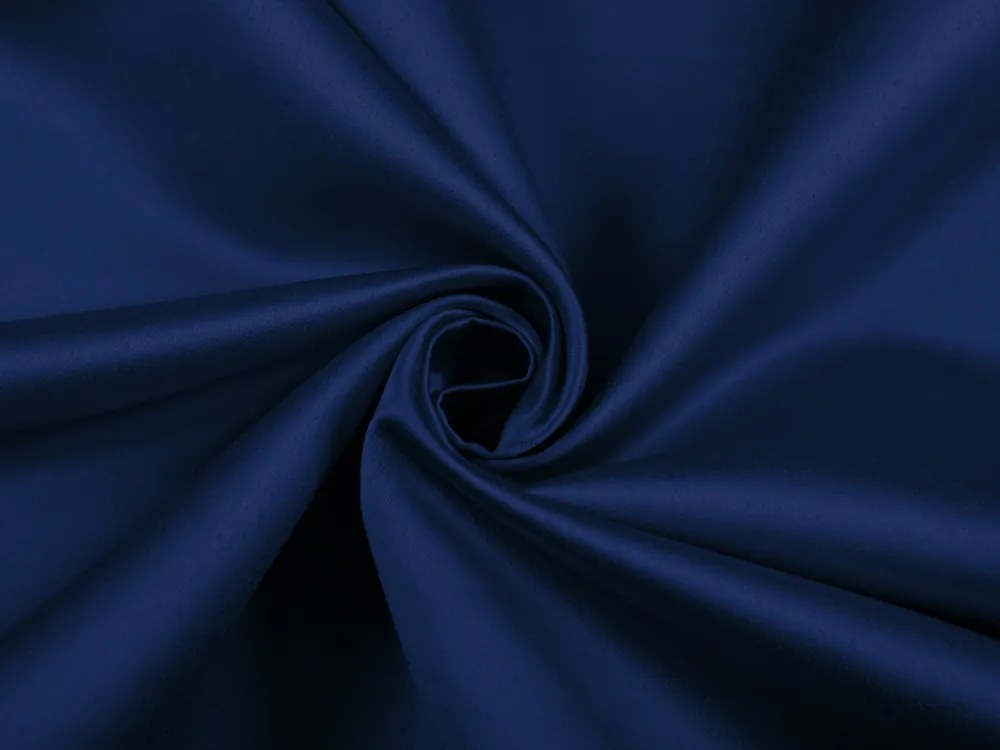 Biante Saténový oválny obrus polyesterový Satén LUX-L047 Námornícka modrá 100x140 cm