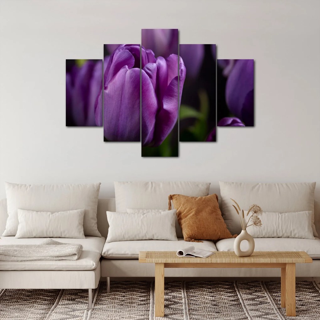 Obraz kvetov tulipánov (150x105 cm)