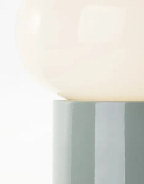 Brilliant - Stolná lampa KNUT 1xE27/25W/230V zelená/biela