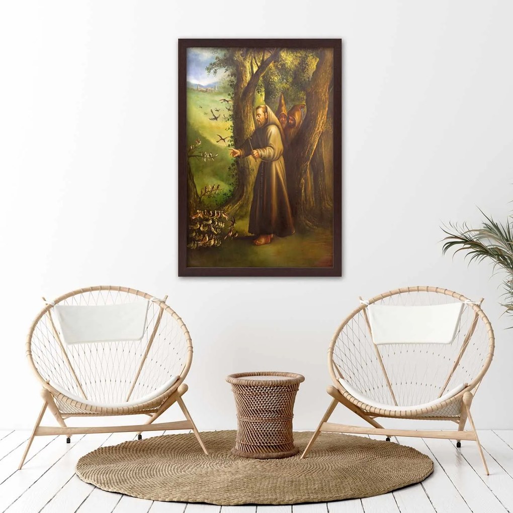 Gario Plagát Svätý František z Assisi Farba rámu: Bez rámu, Rozmery: 30 x 45 cm